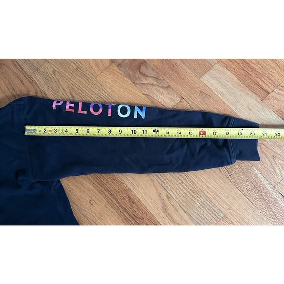 Lululemon x Peloton Hoodie Women’s 6 All Yours Full Zip Black Terry Sweater - Picture 9 of 16